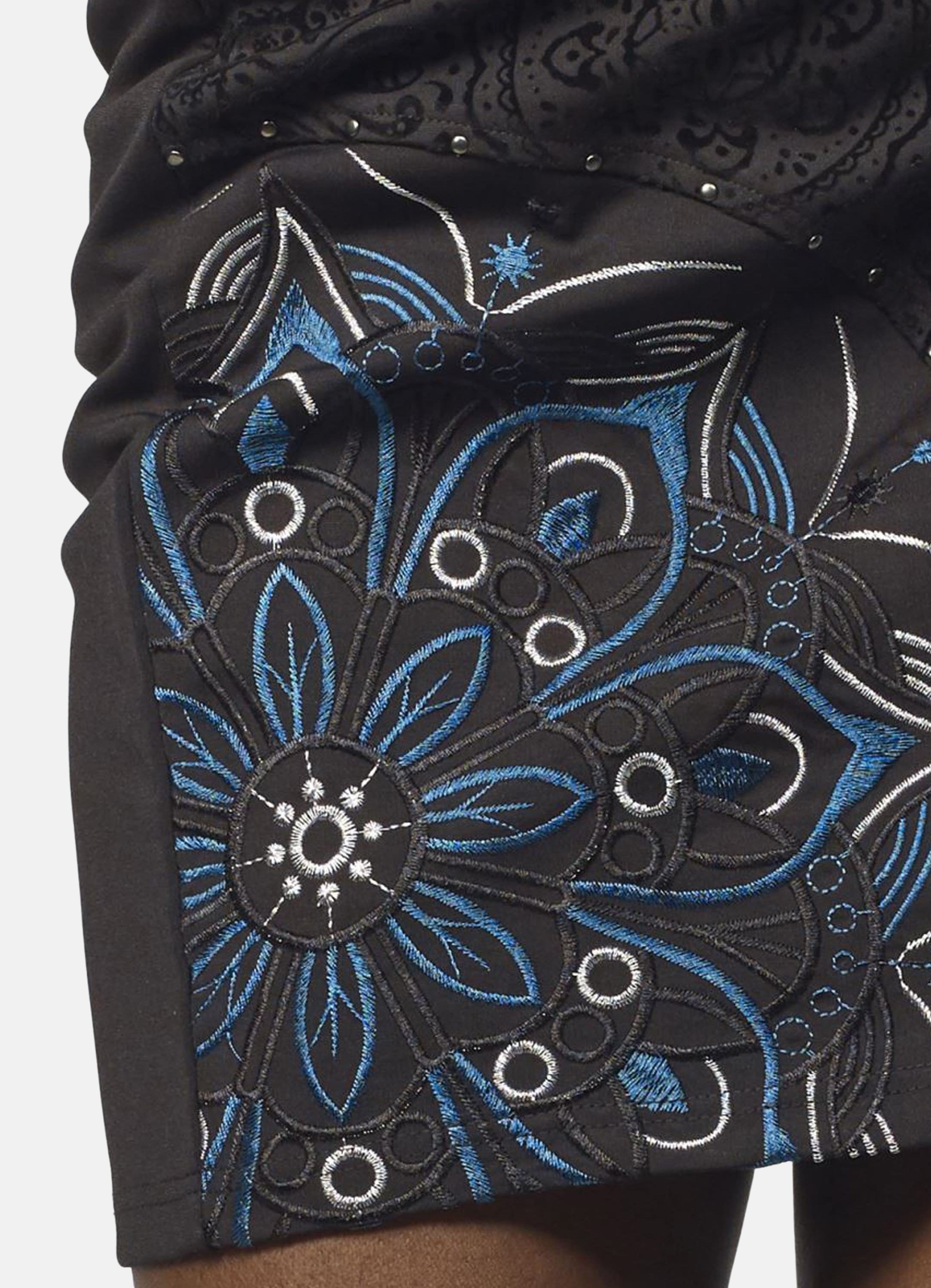 Falda con detalles en lurex