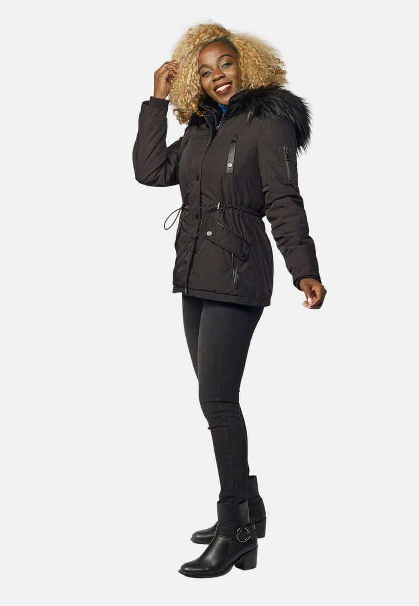 Parka courte matelassée femme