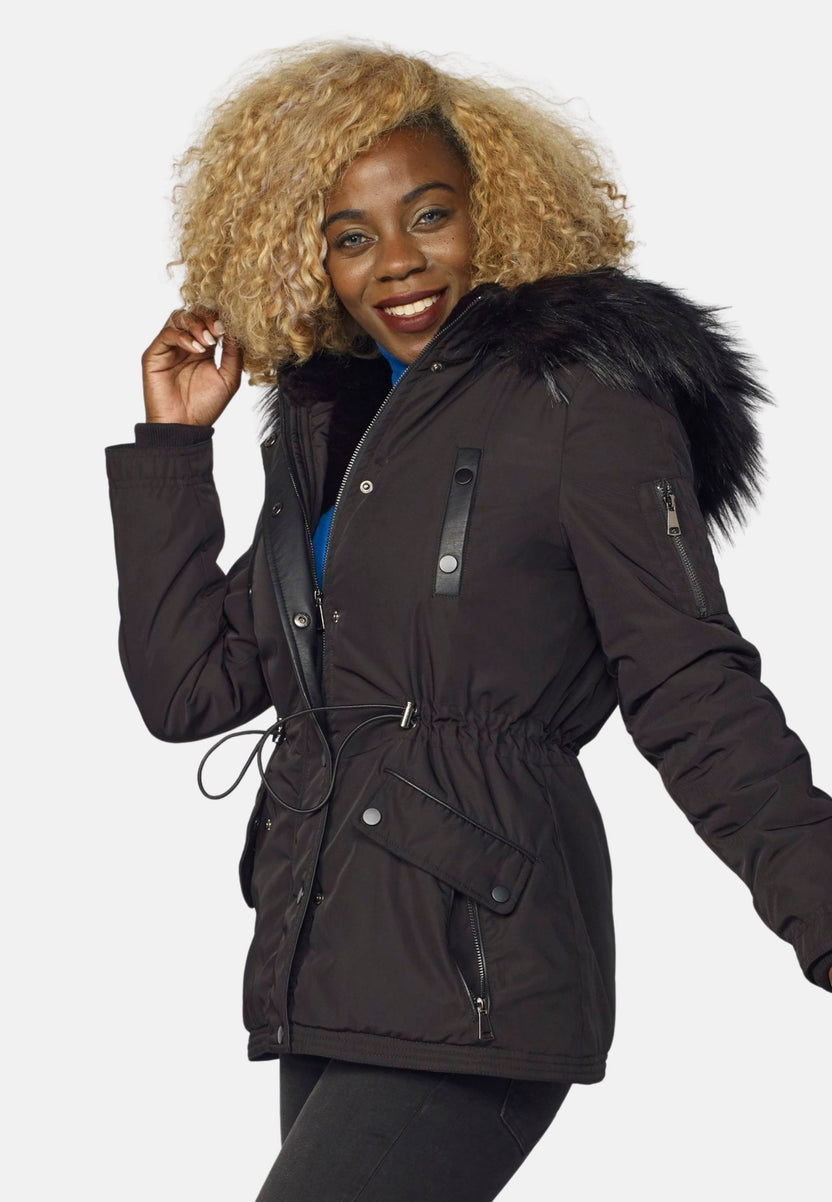 Parka courte matelassée femme