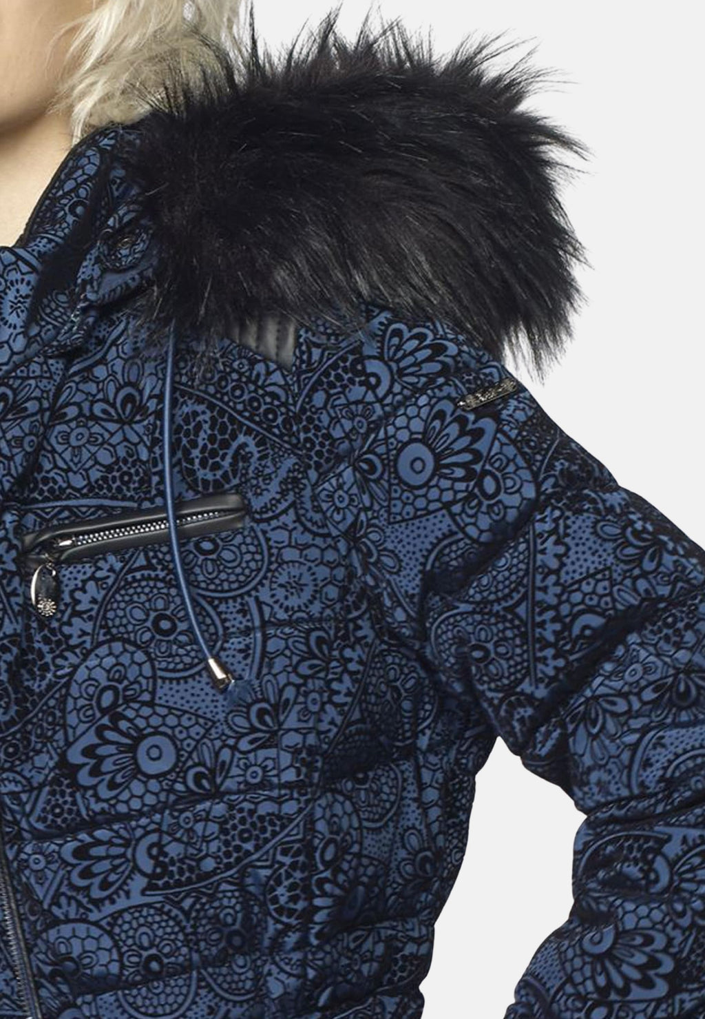 Anorak acolchado largo