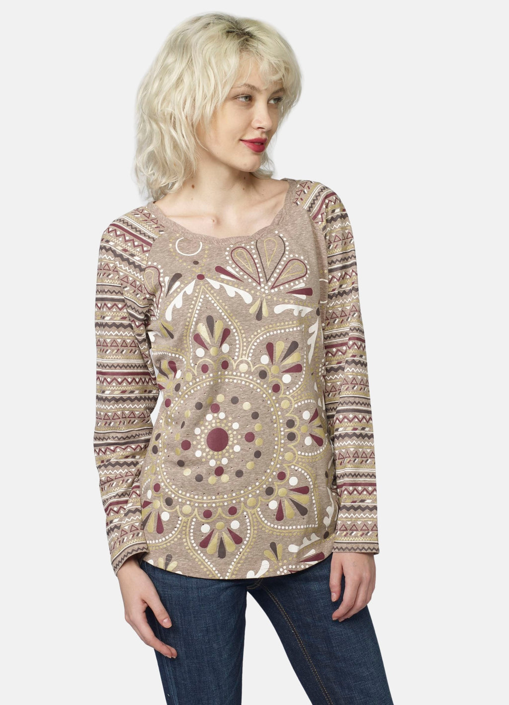 T-shirt with foil print