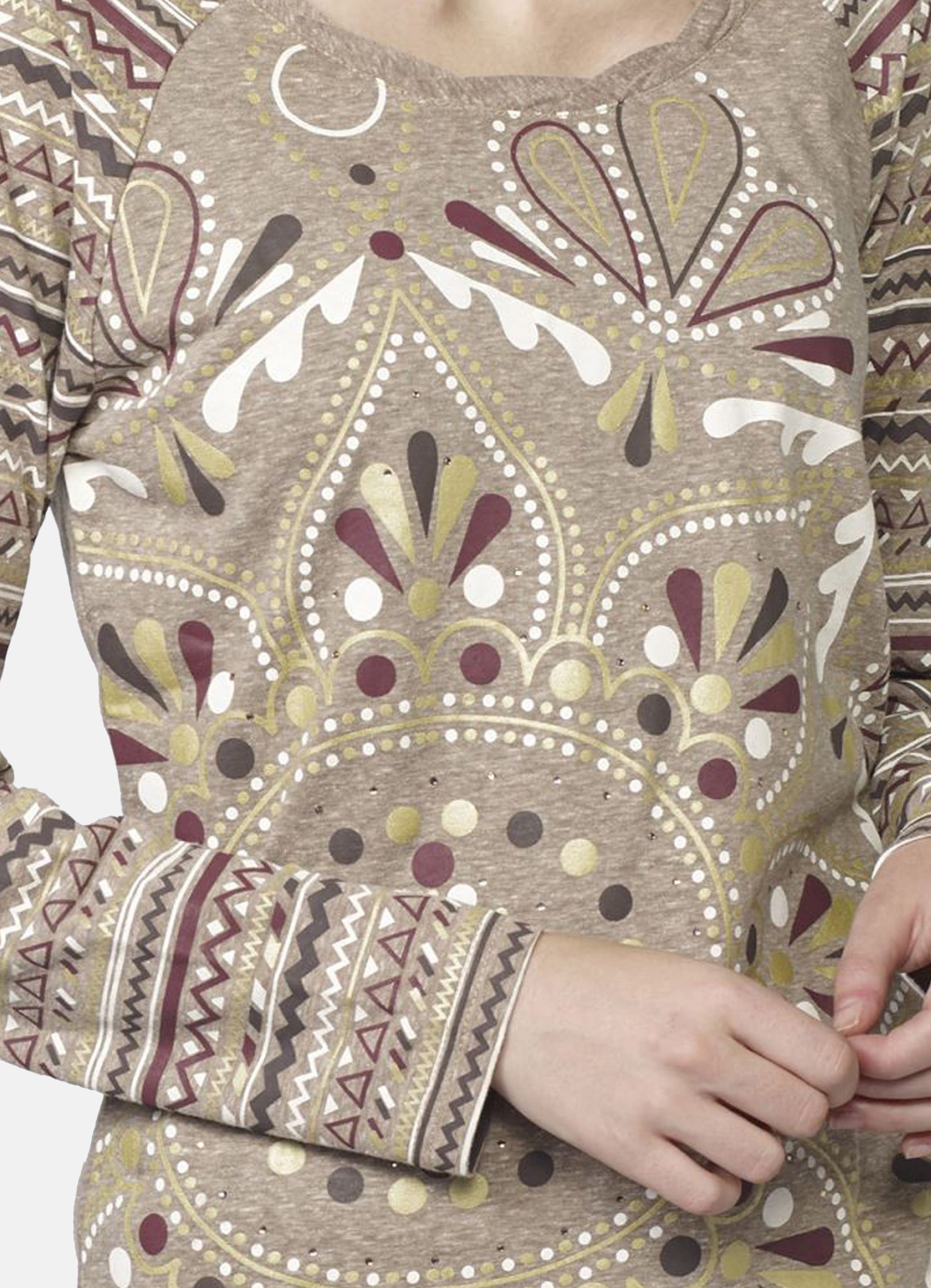 Camiseta  con estampado en foil