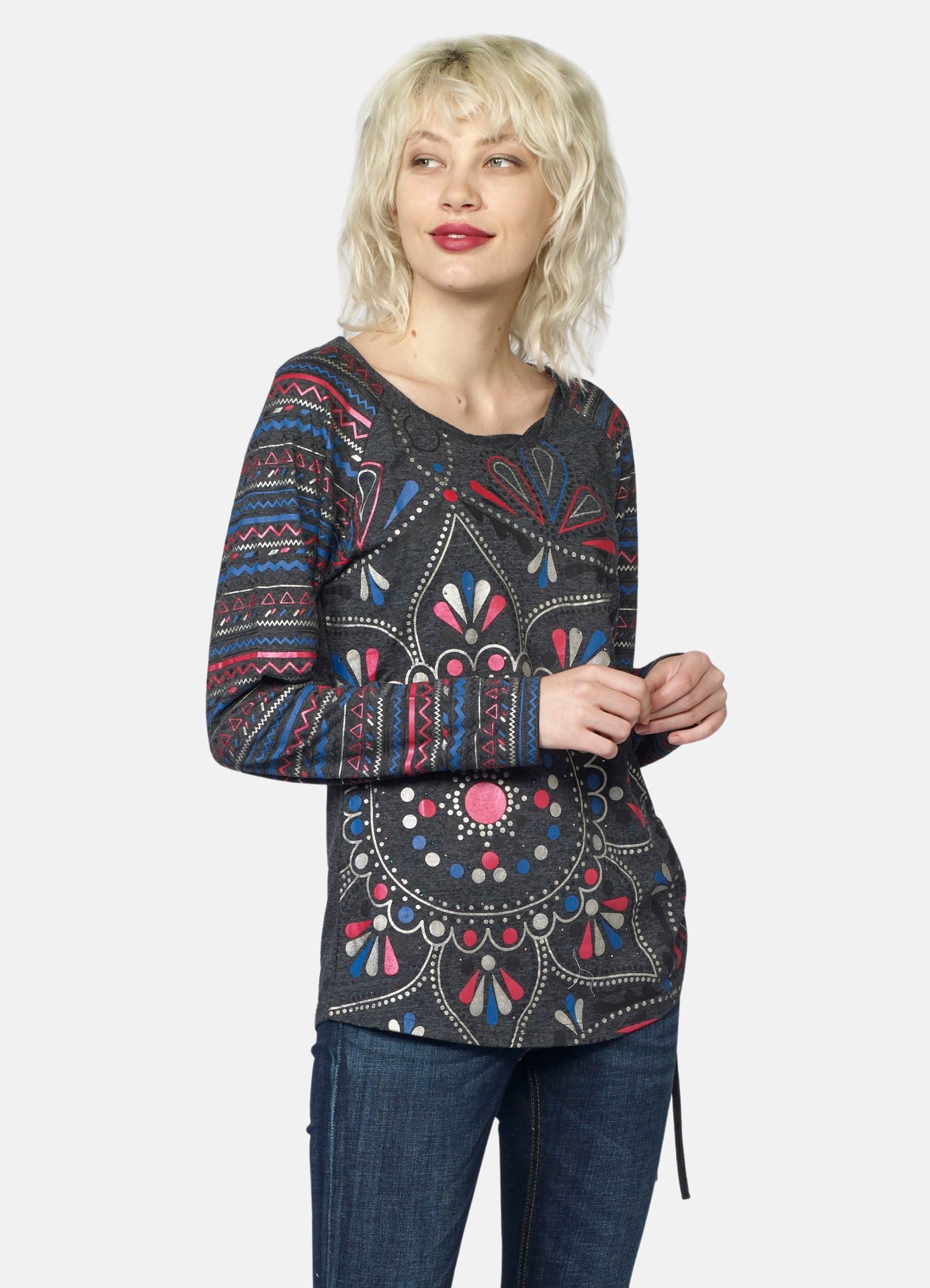 Camiseta  con estampado en foil