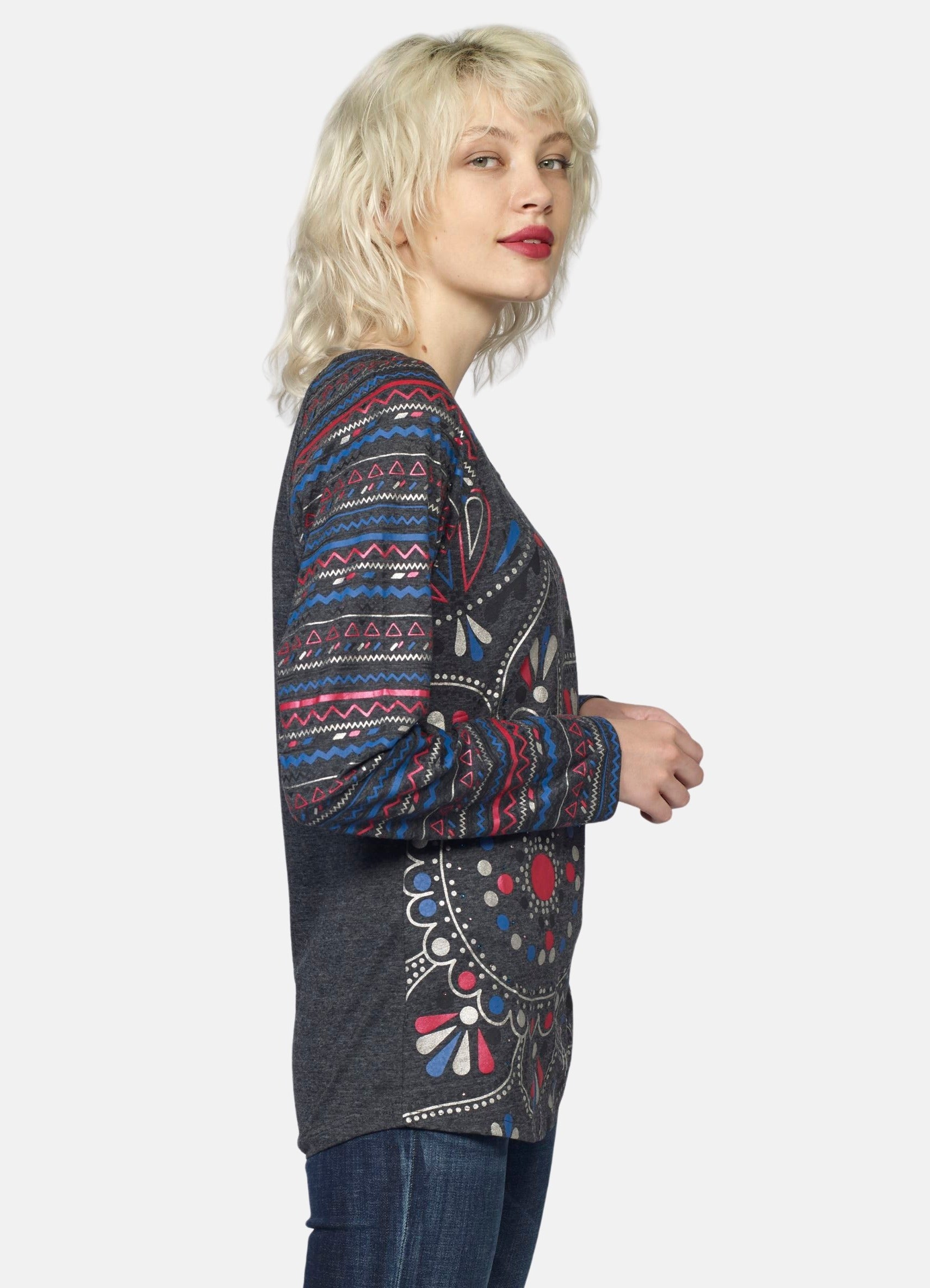 Camiseta  con estampado en foil