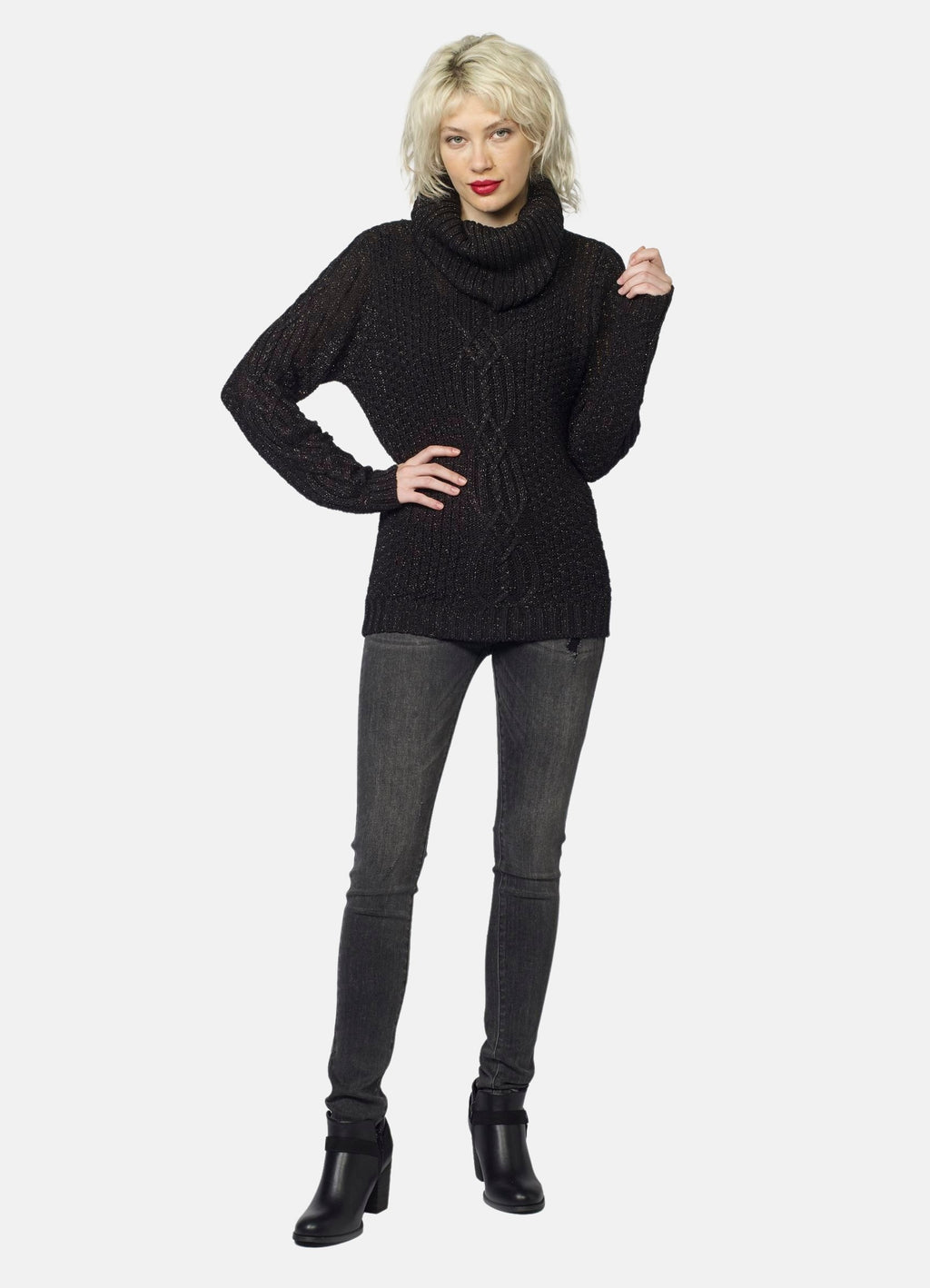 Sweater with lurex details