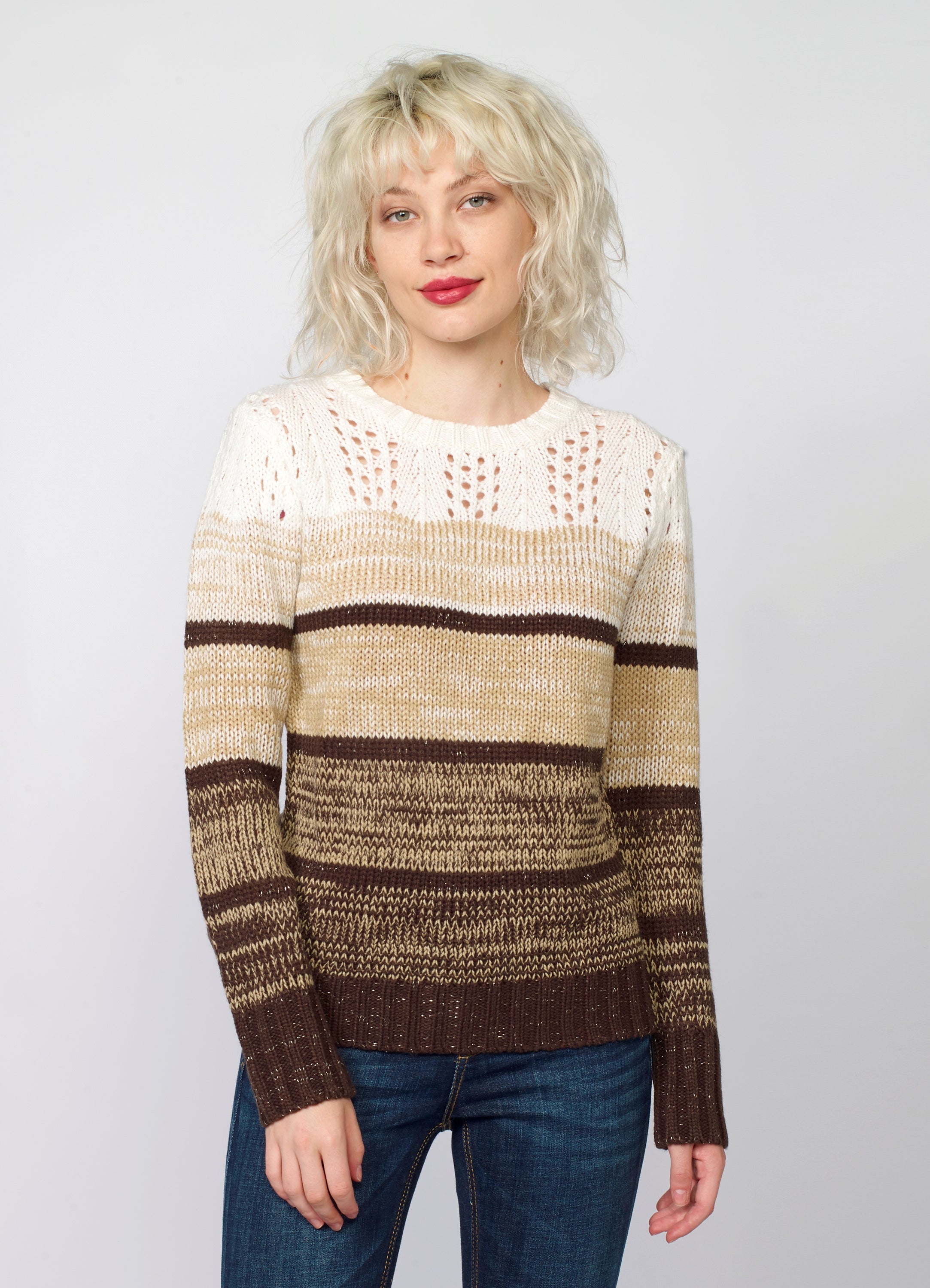 Pull rayé