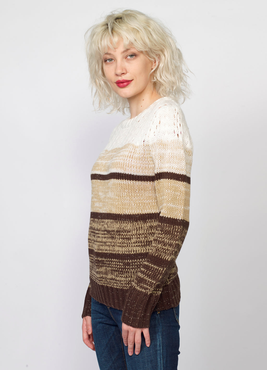 Pull rayé
