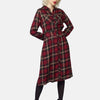 Checked shirt dress