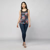 Women's Floral Print Sleeveless Top