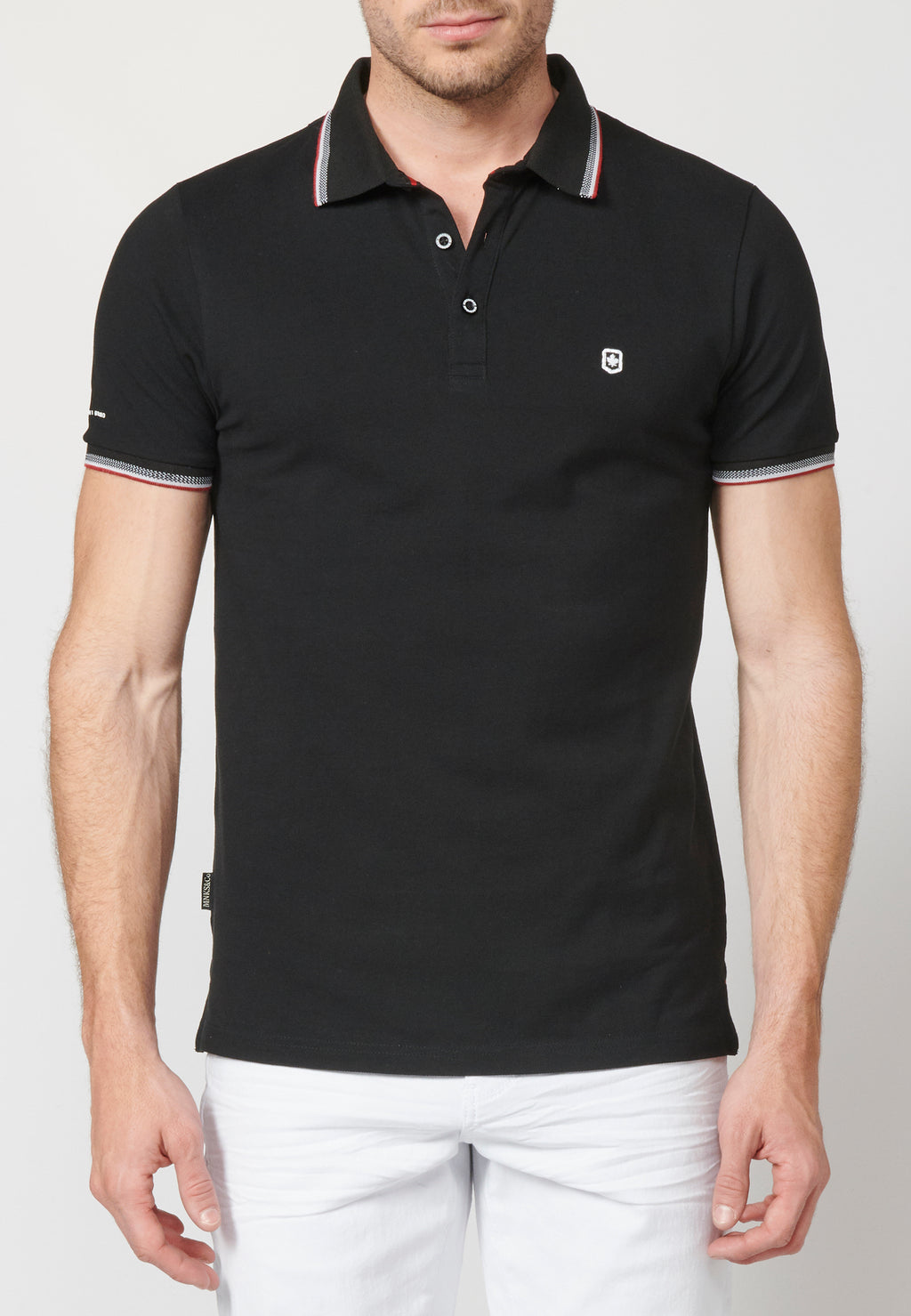 Polo de manga corta de algodón para hombre | ropa casual