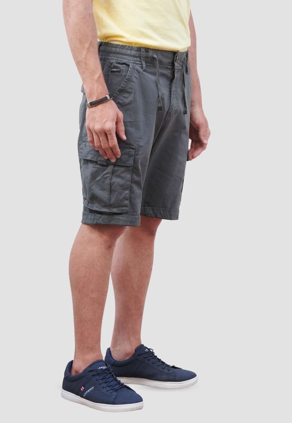Bermuda Cargo Homme 7 Poches Taille Élastique – Koroshi