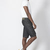 Short cargo en jean à six poches, effet denim et usé pour homme