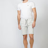 Men's Pique Jogger Shorts with Three Pockets Adjustable Elastic Waist