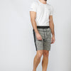Jogger shorts with heat-sealed zipper and adjustable elastic waist | style and comfort