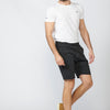 Interlock-Joggingshorts für Herren mit drei Taschen und verstellbarem elastischem Bund