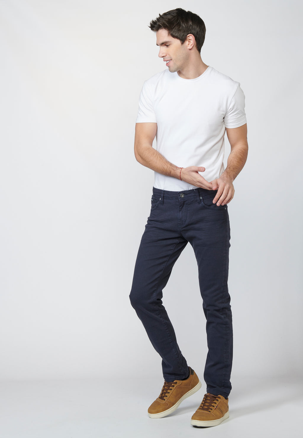 Pantalons texans regular fit home blau navy - Koroshi 2211PT01