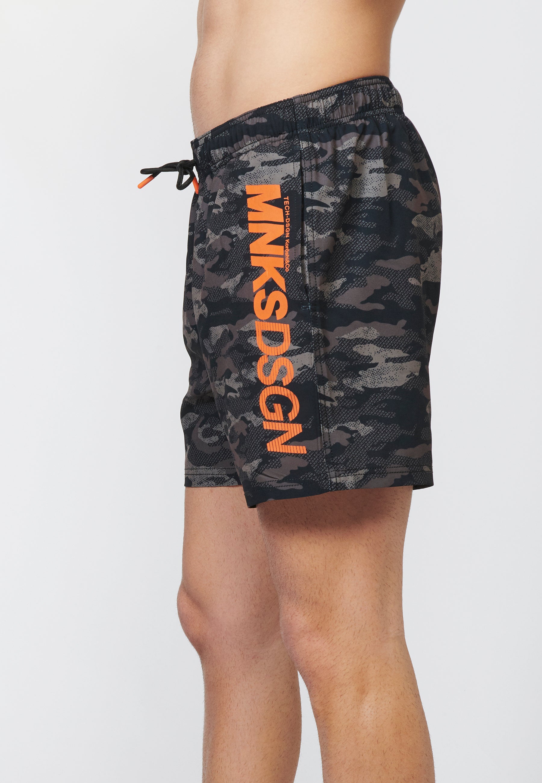 Short camouflage kaki homme - Koroshi 2211WA07