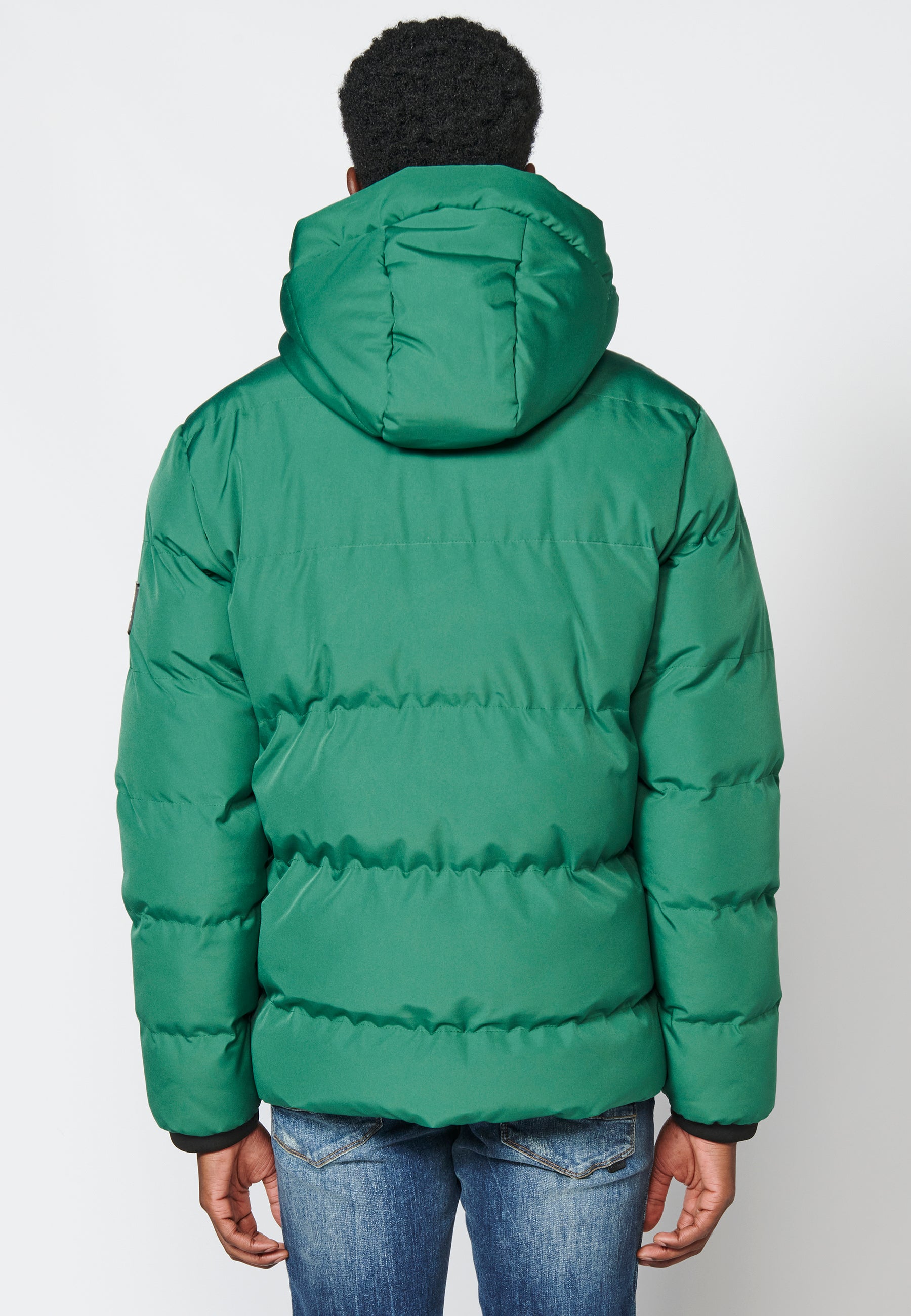 Chaqueta Cazadora acolchada con capucha para Hombre