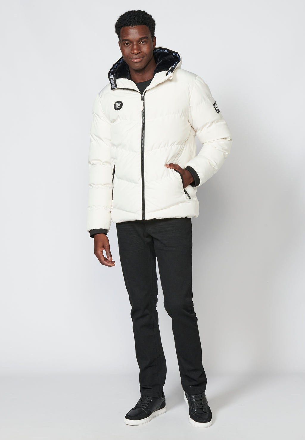 Chaqueta Cazadora acolchada con capucha para Hombre