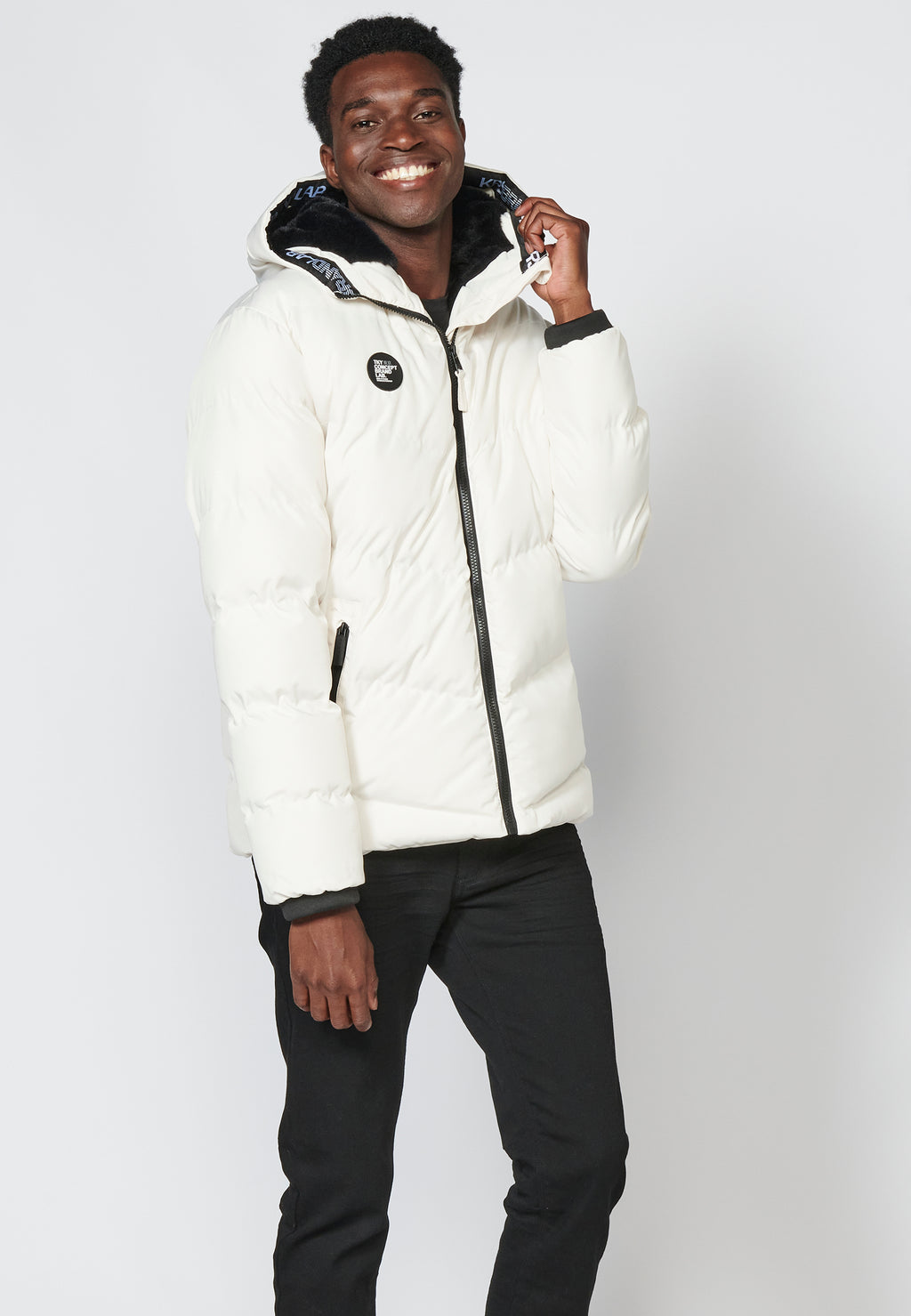 Chaqueta Cazadora acolchada con capucha para Hombre