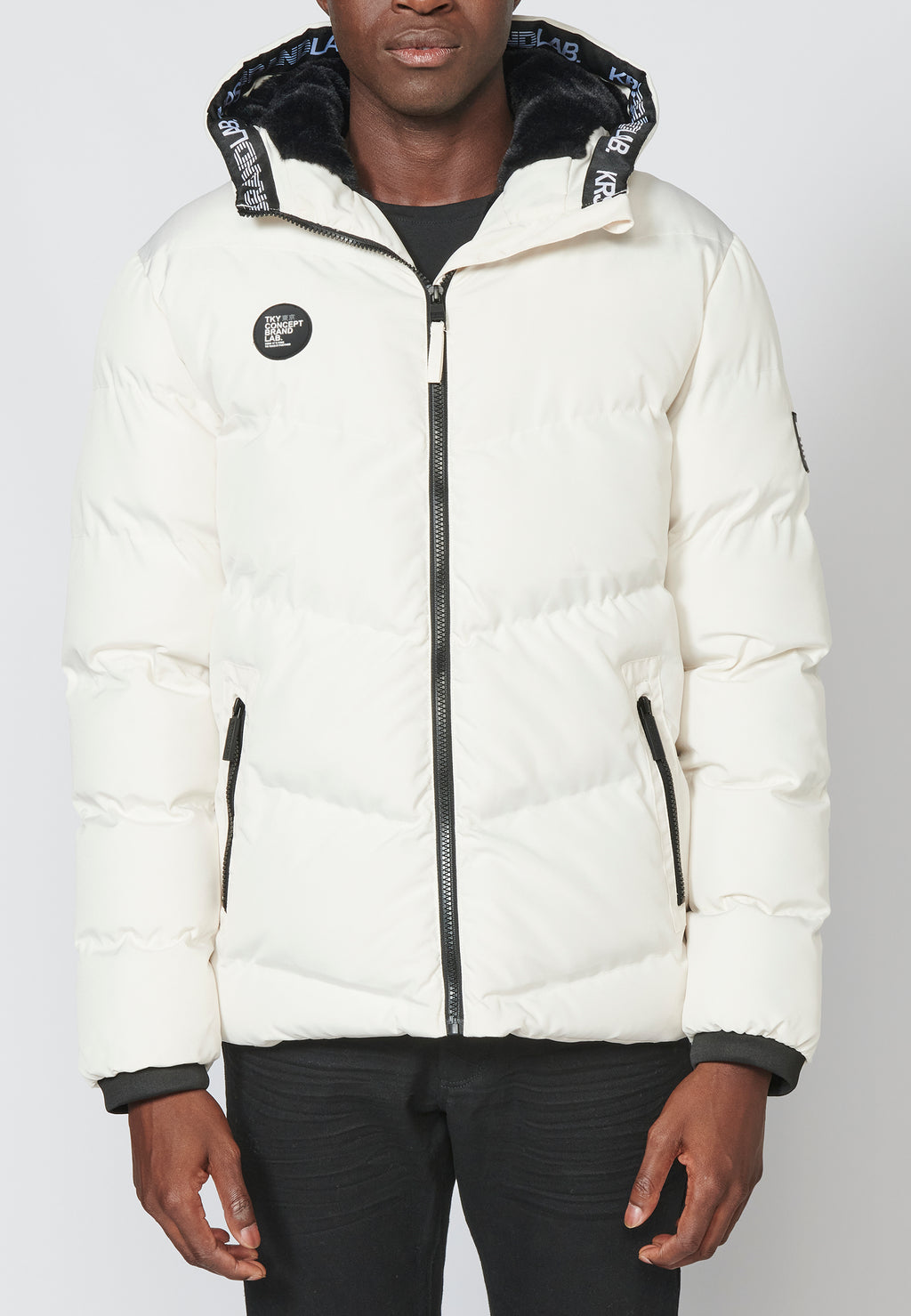 Padded Hooded Jacket for Men