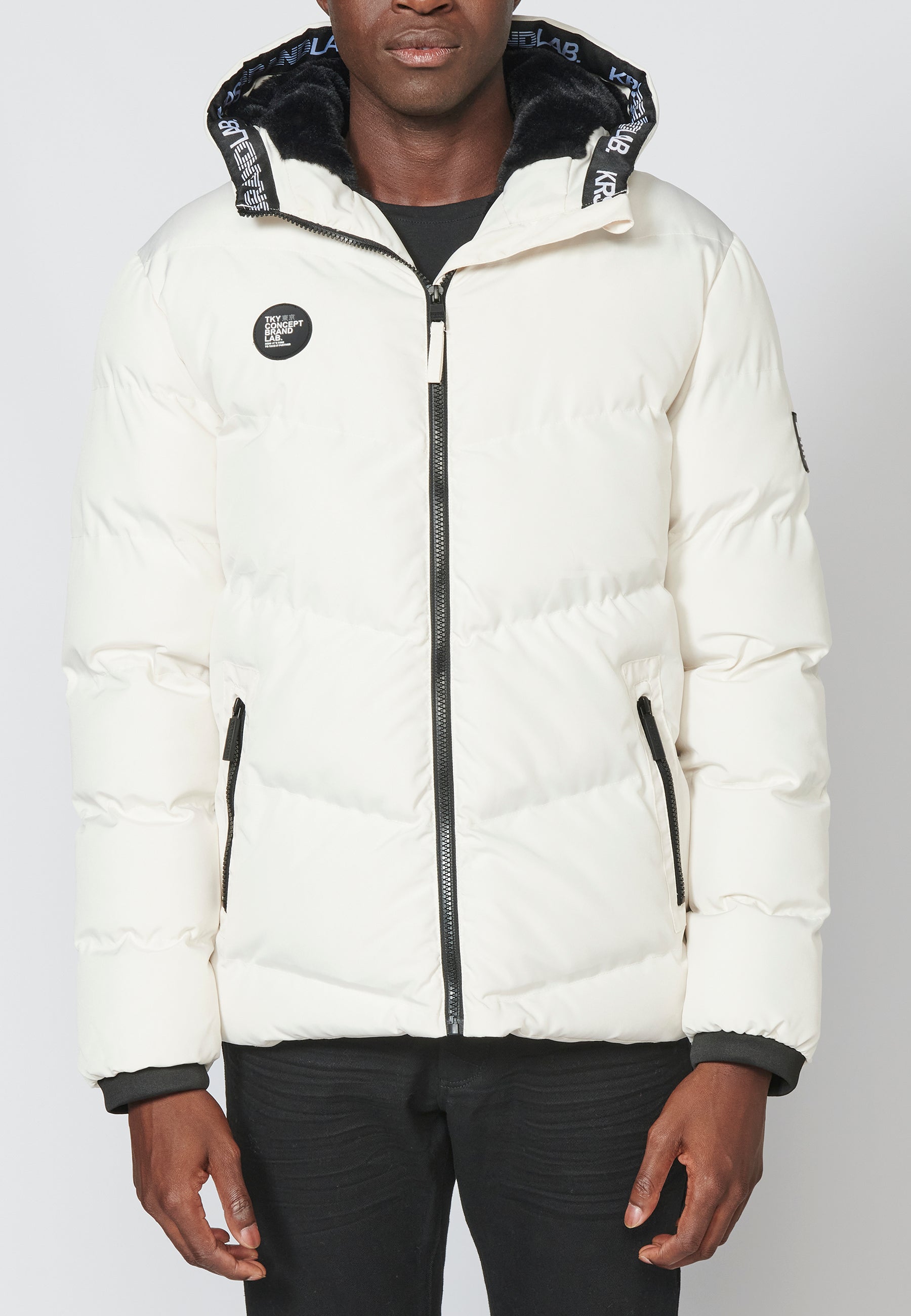 Padded Hooded Jacket for Men