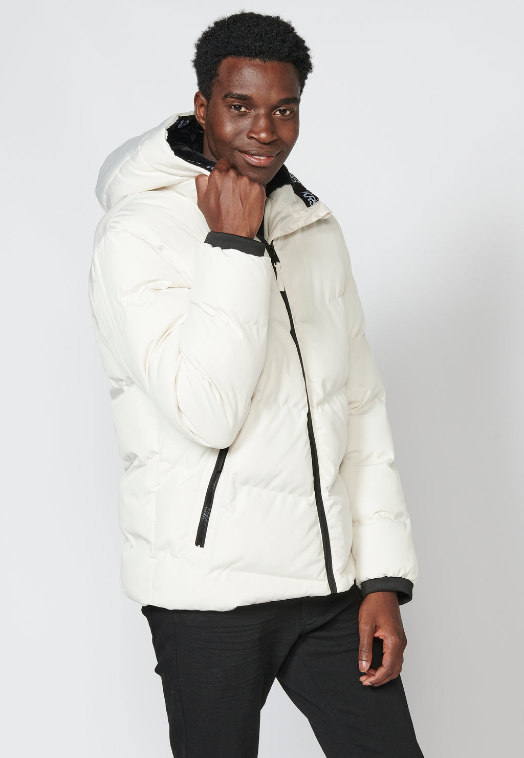 Chaqueta Cazadora acolchada con capucha para Hombre