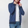 Chaqueta sudadera de manga larga con capucha para hombre