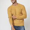 Jersey de manga larga con cuello redondo y texturizado para Hombre