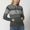 Jersey Tricot de cuello redondo alto ajustable para Mujer