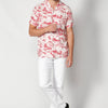 Camisa de màniga curta estampat tropical per a home | Roba casual