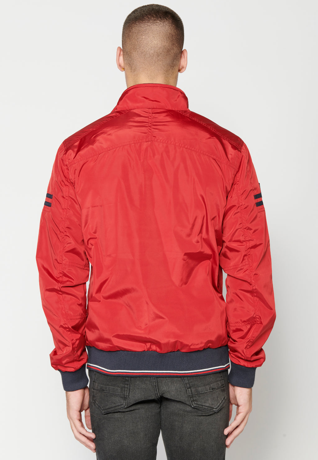 Chaqueta cazadora técnica manga larga hombre roja - Koroshi 2311JA12
