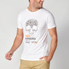 Front printed cotton short-sleeved t-shirt for men | Casual Clothing