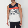 Men's Front Print Cotton Tank Top | Casual Clothing