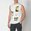 Men's Chest Printed Cotton Tank Top | Casual Clothing