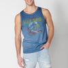 Men's Indigo Gradient Cotton Tank Top | casual clothing