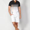 Striped cotton short-sleeved polo shirt for men | Casual Clothing