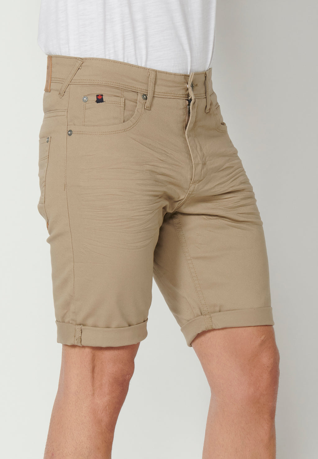 Bermuda acabat tornada 5 butxaques home camel - Koroshi 2311PS00