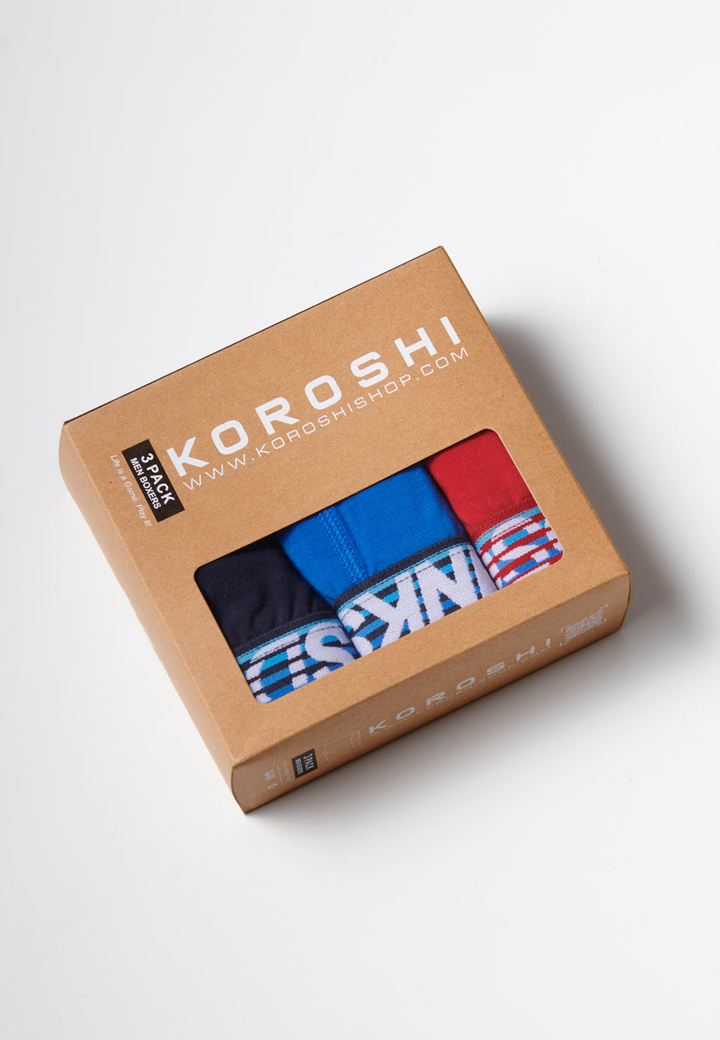 Lot de 3 boxers homme en coton stretch | Vêtements décontractés