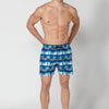 Men's tropical print swim shorts | casual clothing