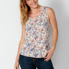 Floral print sleeveless blouse for women | Current Fashion