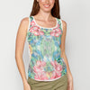 Tanktop mit Blumendruck für Damen | aktuelle Mode
