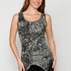 Tanktop mit asymmetrischem Abschluss für Damen | aktuelle Mode