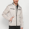 Men's Long Sleeve Round Neck Zipper Front Windbreaker Jacket | Casual Clothing