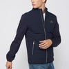 Men's Long Sleeve Round Neck Zipper Front Windbreaker Jacket | Casual Clothing