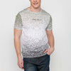 Men's Gradient Print Round Neck Short-Sleeved T-Shirt | Casual Clothing