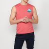 Coral Printed Sleeveless Tank Top for Men | Casual Clothing