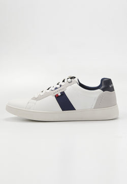 Weiße Herren-Sneaker zum Schnüren – Koroshi 2411XC01
