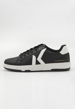 Men's black logo sneaker shoes - Koroshi 2411XC02