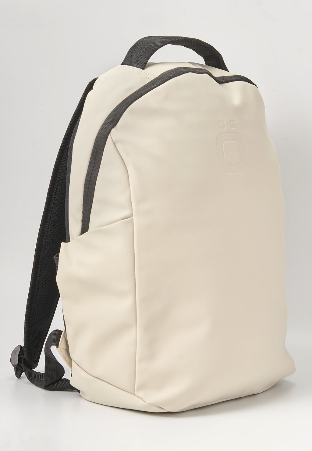 Mochila portatil resistente al agua hombre crudo vista lateral - Koroshi 2411ZA01